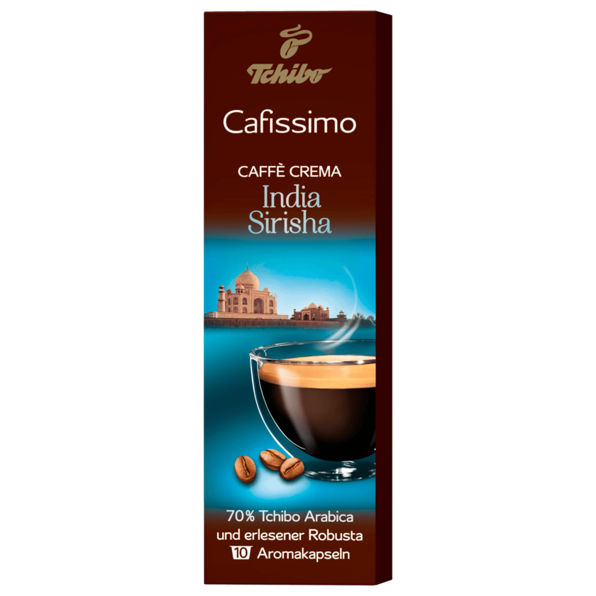 Tchibo Cafissimo Caffè Crema India Sirisha 75g